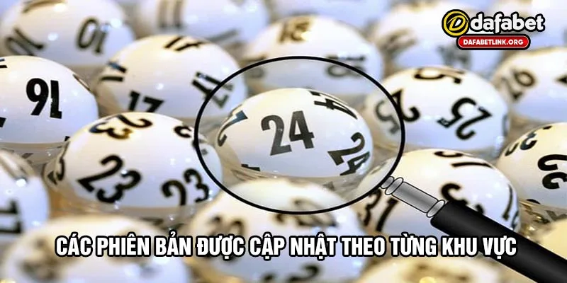 Cập nhật theo từng khu vực